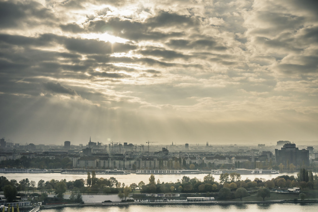 Vienna International Center - Strabag Office City Scape View